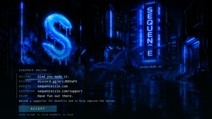 Welcome Message Banner